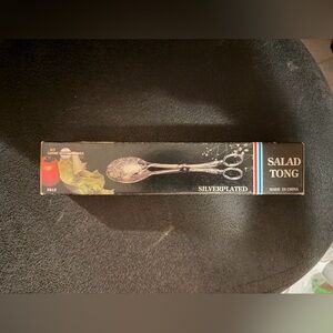 Silverplated Salad Tongs